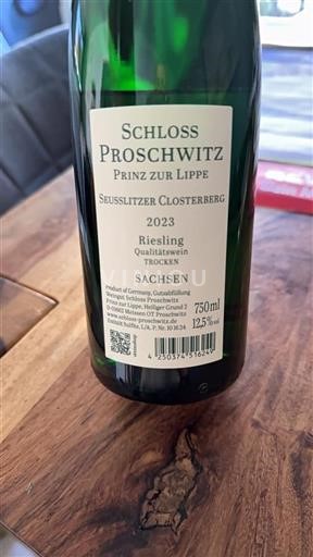 Sachsen Schloss Proschwitz Seusslitzer Closterberg 1G 2023