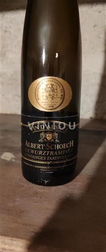 Alsace Vendanges Tardives Albert Schoech Gewurztraminer Vendanges Tardives 2009