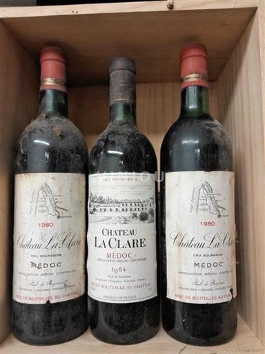 Bordeaux Médoc Cru Bourgeois Château La Clare 1984