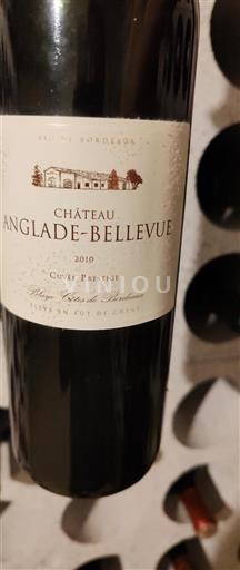 Bordeaux Blaye-côtes-de-bordeaux Château Anglade-Bellevue Prestige 2010