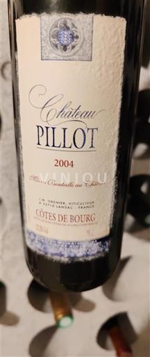 Bordéus Côtes-de-bourg Château Pillot 2004