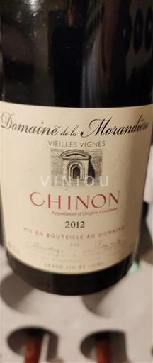 Loire Valley Chinon Domaine La Morandière Vieilles Vignes 2012