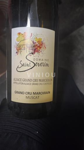 Alsace Ikke specificeret Grand Cru Domaine Saint Severin Grand Cru Marckrain Muscat 2019