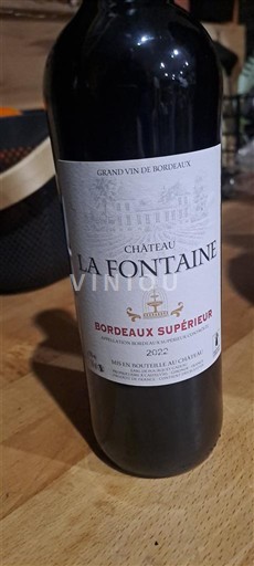 Bordeaux Bordeaux Supérieur Château La Fontaine 2022