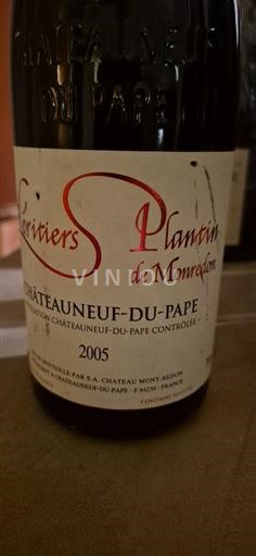 Rhône-dalen Châteauneuf-du-Pape Héritiers Plantin de Monredon 2005