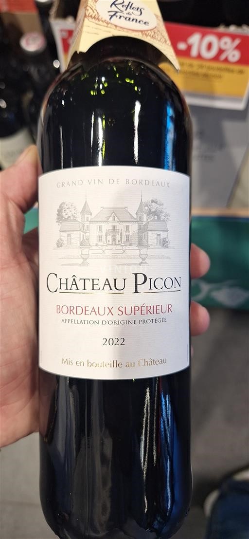 Bordeaux Bordeaux Supérieur Château Picon 2022