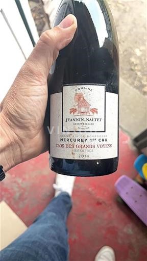 Bourgogne Premier Cru Domaine Jeannin-Naltet Clos des Grands Voyens 2014