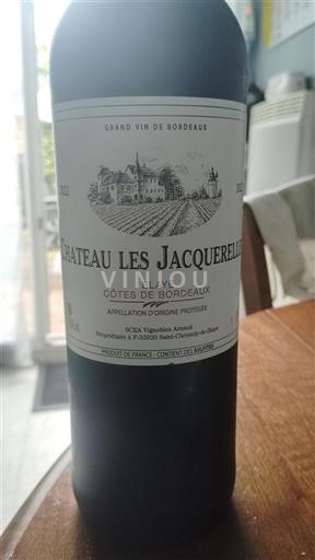 Burdeos Blaye-Côtes de Burdeos Château Les Jacqueyres 2022