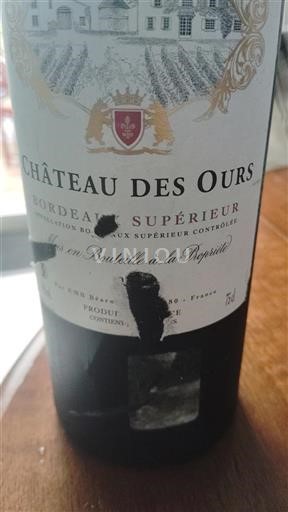 Bordeaux Bordeaux superiore Château Des Ours Senza annata
