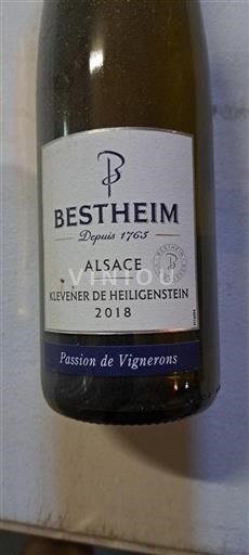Alsace Grand Cru Bestheim Klevener de Heiligenstein 2018