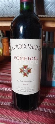 Bordeaux Pomerol La Croix Valière 2004