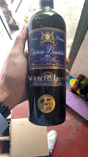 Sud-Ovest Fronton Château Baudare Prestige 2017