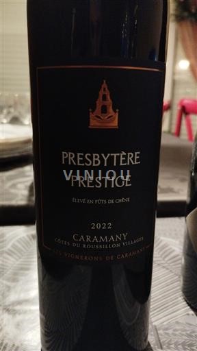 Roussillon Côtes du Roussillon Villages Les Vignerons de Caramany Presbytère Prestige 2022
