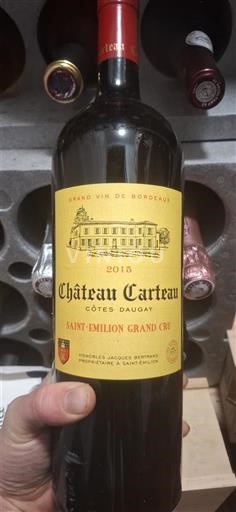Burdeos Saint-Émilion Gran Cru Grand Cru Château Carteau Côtes Daugay 2015