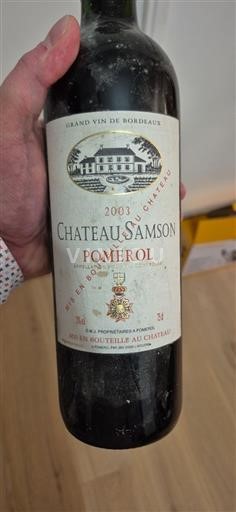 Bordeaux Pomerol Chateau Samson 2003