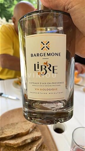 Provence Coteaux d'Aix-en-Provence Bargemone Libre Icke årgångsbetecknad