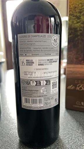 Zuidwest-Frankrijk Buzet Les Vignerons de Buzet Closerie de Chantelauze 2020