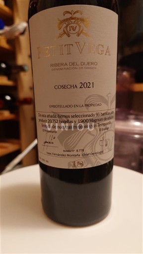 Castilien og León Ribera del Duero Petit Vega 2021