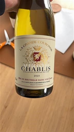 Burgundija Chablis La Grande Couronne 2023