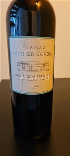 Bordeaux Montagne-saint-émilion Château Rocher Corbin 2016