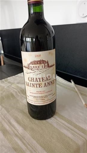 Bordeaux Pauillac Château Sainte-Anne 2000