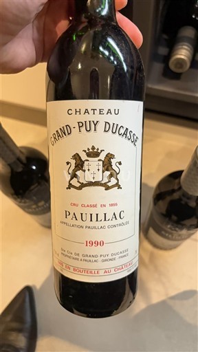 Bordeaux Pauillac Grand Cru Grand-Puy Ducasse 1990