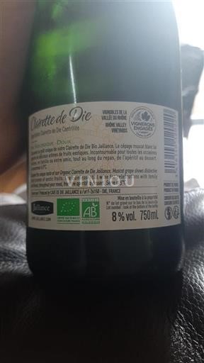 Rhône Valley Clairette de Die Jaillance Clairette de Die Bio Non-Vintage