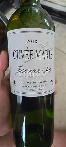 Zuidwest-Frankrijk Jurançon Charles Hours Marie 2018