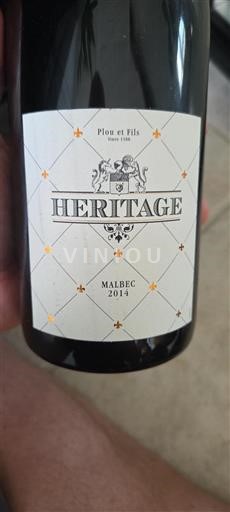 Loirevallei Touraine Plou et Fils Heritage 2014