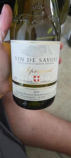 Savoie och Bugey Apremont Domaine Franck Noir Apremont 2023
