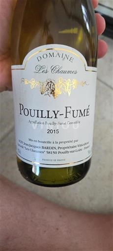 Loire Valley Pouilly-Fumé Domaine Les Chaumes 2015
