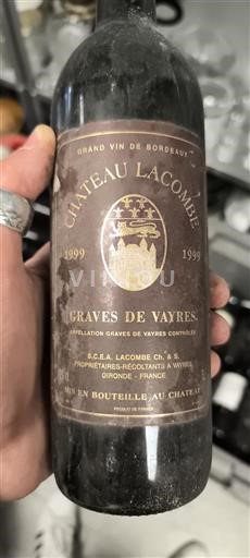 Bordéus Graves-de-vayres Château Lacombe 1999