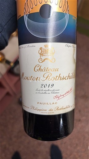 Bordeaux Pauillac Grand Cru Château Mouton Rothschild 2019