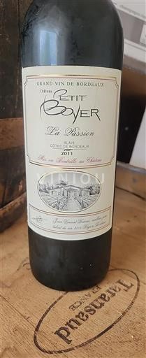 Bordeaux Blaye-côtes-de-bordeaux Petit Boyer La Passion 2011