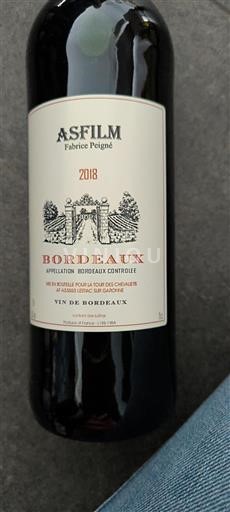 Bordeaux La Tour des Chevaliers ASFILM 2018