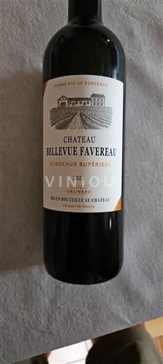 Bordéus Bordeaux Superior Château Bellevue Favereau 2022