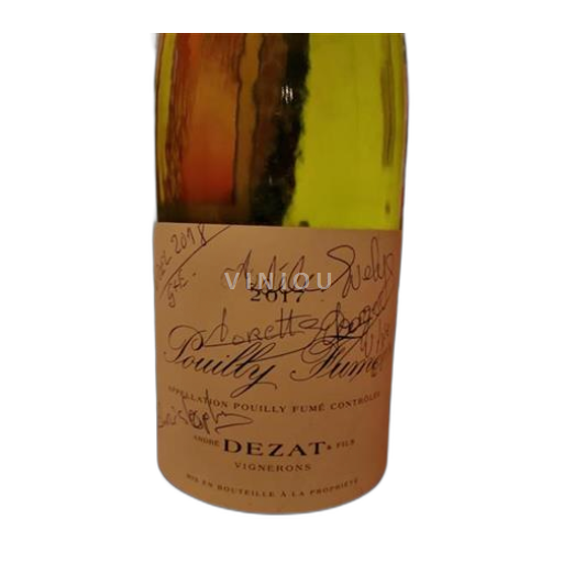 Loirevallei Pouilly-fumé André Dezat Et Fils 2017 2018