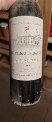 Bordeaux Bordeaux supérieur Château Barre 1999