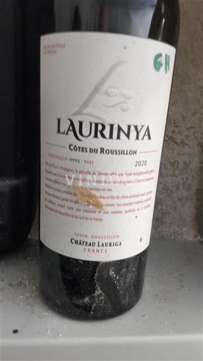 Roussillon Côtes-du-Roussillon Château Lauriga Laurinya 2020