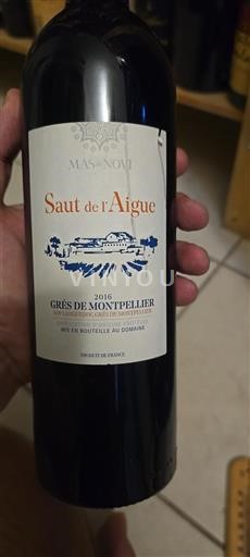 Languedoc Grès de Montpellier Mas du Novi Saut de l'Aigue 2016