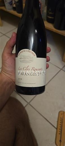 Bourgogne Ospecificerad Premier Cru Domaine Chevrot Les Clos Roussots 2018