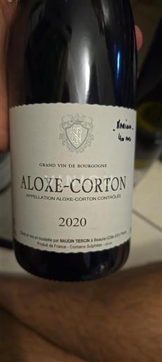 Burgund Aloxe-Corton NAUDIN TIERCIN 2020