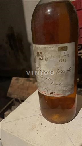 Bordeaux Sauternes Rommieu Lacoste 1975
