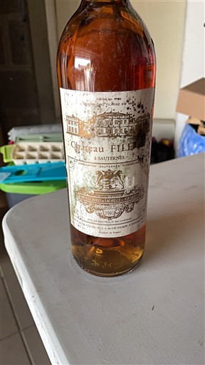 Bordeaux Sauternes Château Filhot Niet-geïntegreerd