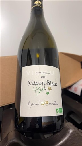 Víno Blanc sec Les grands crus blancs 2021 Francie Burgundsko Mâcon a mâconské vesnice AOC