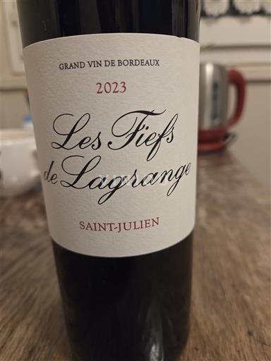 Bordeaux Saint-Julien Grand Cru Château Lagrange Les Fiefs de Lagrange 2023