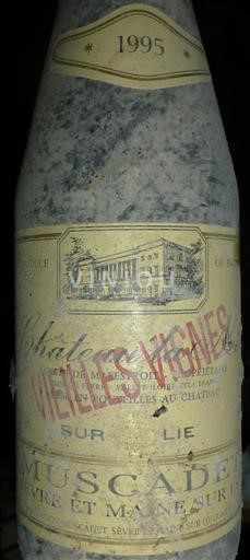 Loiredalen Muscadet-Sèvre-et-Maine Château La Noé Vieilles vignes sur Lie Vieilles vignes sur Lie 1995