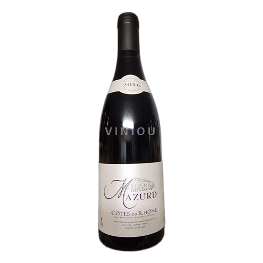 Rhône-dalen Côtes-du-Rhône Mazurd 2016