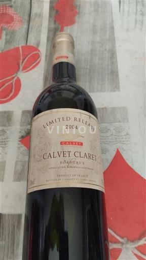 Bordeaux Calvet Calvet Claret 2004