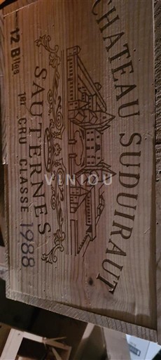 Bordeaux Sauternes Premier Cru Château Suduiraut 1988